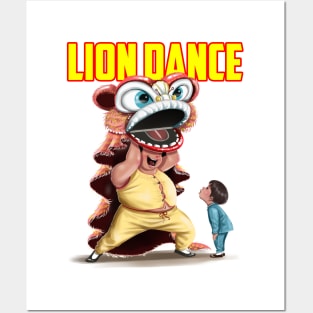 Lion Dance Posters and Art